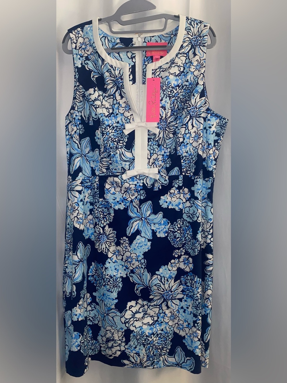 Lilly Pulitzer Aria Stretch Cotton Shift Dress Size 16